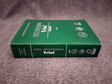 California Judges Benchbook Civil Proceedings TRIAL 2025 THOMSON | LAW PRACTICE picture