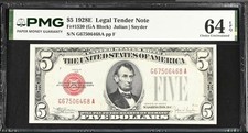 $5 1928E Legal Tender - 