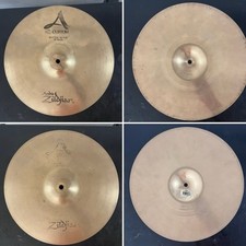 Pair Of Avedis Zildjian 14” Hi Hat Cymbals Top Bottom Made in USA Set  picture