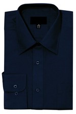 NEW Men's Regular Fit Long Sleeve Solid Color Dress Shirts - 19 Colors picture