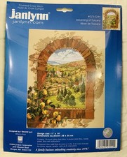 Vintage 2004 Janlynn Dreaming of Tuscany Counted Cross Stitch Kit #023-0244 picture
