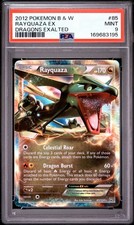 NEW CERT - Rayquaza EX PSA 9 - 2012 POKEMON BLACK & WHITE DRAGONS EXALTED #85 picture