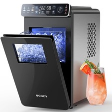 ecozy Small Ice Maker Countertop 26 lbs/Day with Timer Function Self-Cleaning US picture