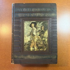 Antique 1939 World Famous Paintings Rockwell Kent Color Illustrations BEAUTIFUL picture