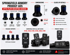 Springfield Armory Prodigy AOS Screws NEW UPDATED LENGTH + Blue Threadlocker picture