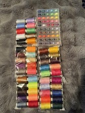 100pcs Bobbins Sewing Threads Kit, 500 Yard Polyester picture