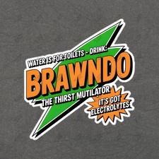 Vintage Brawndo Drink Sign Retro Electrolyte Beverage Logo The Thirst #7491 picture