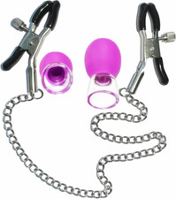 Adjustable Metal Nipple Clamps Necklace Entertainment Chain Clip for Women/Man N picture