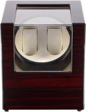 Automatic Watch Winder Box Luxury Wooden Watch Storage Case Double Watch Winder picture