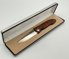 Benchmade 690-02 Maple Burl 012/500 LTD Edition with Case New Old Stock EXC  picture