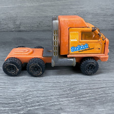 Vtg 1981 Tonka Semi Tractor Orange Sunkist Truck No Trailer Damaged Window picture