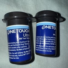 100 OneTouch ULTRA Diabetic Glucose Test Strips | 2x50 | Exp 1.312027 picture