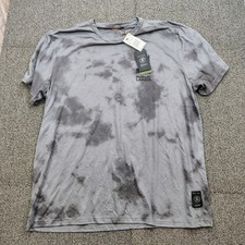 New Roark Mathis Active T-Shirt Men Size XL Gray Tie Dye Short Sleeve Adult New picture