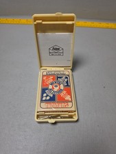 VTG 1974 E.S. Lowe Outdoor Survival Cribbage Board Folding Card Deck Holder Game picture