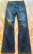 Robin's Jean Men's Blue Denim Studded Logo Straight Fit 5-Pocket Jeans picture