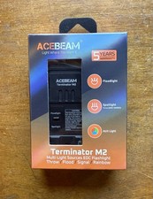 Acebeam Terminator M2 Dual Head Spot/Flood EDC Flashlight Black Neutral White NW picture