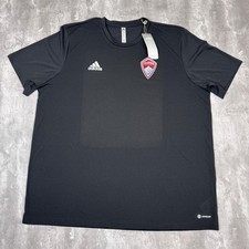 Adidas Colorado Rapids Pregame T-Shirt Mens 2XL Black Aeroready MLS Soccer NWT picture