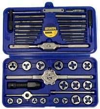 Irwin Hanson HAN24606 Machine Screw-Fractional Tap and Die Super Set - 41 Pieces picture