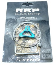 Tektro RBP Brake Straddle Cable Triangle Yoke 90’s MTB BMX Blue Anodized NOS NIB picture
