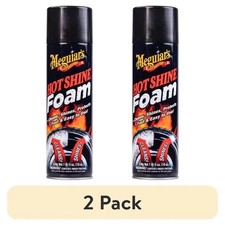 (2 pack) Meguiar's Hot Shine Tire Foam, G13919, 19 oz, Aerosol picture