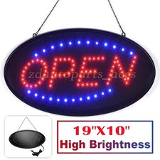 Animated Motion Ultra Bright OPEN Business Sign Store LED Neon Light with ON/OFF picture
