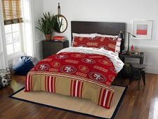 Northwest NFL Unisex-Adult Bed in a Bag Set San Francisco 49ers Queen Rotary picture
