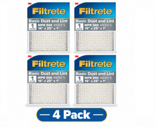 4PK Filtrete 16x25x1 HVAC Furnace Air Filter, MPR 300 MERV 5 Basic Dust and Lint picture