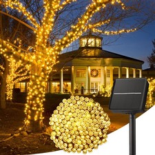 Minetom Solar String Lights Outdoor Waterproof, 40 FT 40 1Pack, Warm White picture