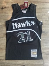Dominique Wilkins Atlanta Hawks 1986-87 Black Swingman Jersey - Small (New) picture