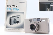 ⏯ Double Teeth [Exc+5] Contax T3 Silver 35mm Compact Film Camera Body From JAPAN picture