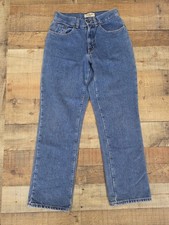 Vtg LL Bean Flannel Lined Jeans Womens Sz 4 Excellent Condition USA Made picture