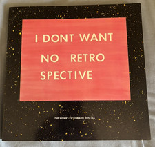 THE WORKS OF EDWARD RUSCHA - I DON'T WANT NO RETRO SPECTIVE ( SF MUSEUM/SOFTCOVE picture