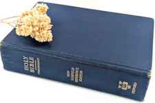 CLEAN✝️New Scofield Reference Bible 1967 Oxford Hardcover Blue Concordance Maps picture