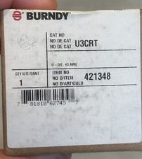 BURNDY U3CRT U-Die Crimping Die #3 AWG, Item No. 421348 picture