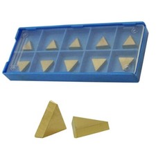 Box of 10 Pc TPG-221 TIN Coated Carbide Inserts Grade C6T picture