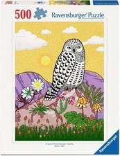 NEW RAVENSBURGER 500 Pieces Jigsaw Puzzle Animal Art Theme Snowy Owl picture