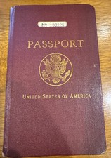 Vintage 1929 United States Of America Passport Lots of Eastern Europe Stamps picture