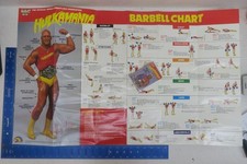VINTAGE 1985 WWF Hulk Hogan Hulkamania Workout Set SEALED Cassette Tape Poster picture