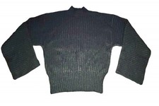 Forever 21 Women's Sweater Top/LSLV Heather Black Size Medium NWT picture