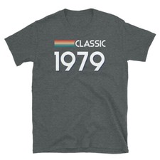 Classic Retro Inspired Graphic Birthday 1979 Vintage Short-Sleeve Unisex T-Shirt picture
