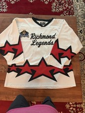 VINTAGE 2000/2001 RICHMOND RENEGADES HOCKEY ACKERMAN #4 RICHMOND LEGENDS SIZE 56 picture