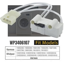 WP3406107 Dryer Door Switch Assembly For Whirlpool/ Kenmore/ Maytag OE 3406109 picture