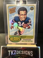 2026 Tkzdesigns Throwback Rookie Walter Payton Chicago Bears WP1 picture
