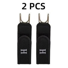 2PCS Tactical Metal Hook Elastic Belt Buckle-Less Invisible Waist Belt Closure picture