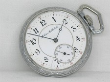 VERY RARE 16S ILLINOIS 21 JEWEL 174-B POCKET WATCH, 50 TOTAL MADE, RUNNING picture
