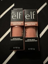 2 e.l.f. Monochromatic Multi Stick, Luxuriously Creamy Blendable Color Peony NIB picture