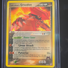 The Pokémon Company Team Magma's Groudon 9/95 Holo Rare English 100 HP picture