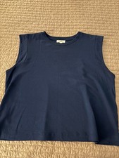 Haven Well Within Navy Blue Tank, Size L, Excellent condition picture