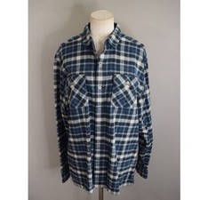 Kuhl Men's Dillingr Flannel Long Sleeve XL Blue Plaid  Mens Outdoor Hiking picture