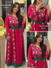 Handmade Palestinian Thobe | Traditional Embroidered Dress 🌸 | Size 44–46 picture